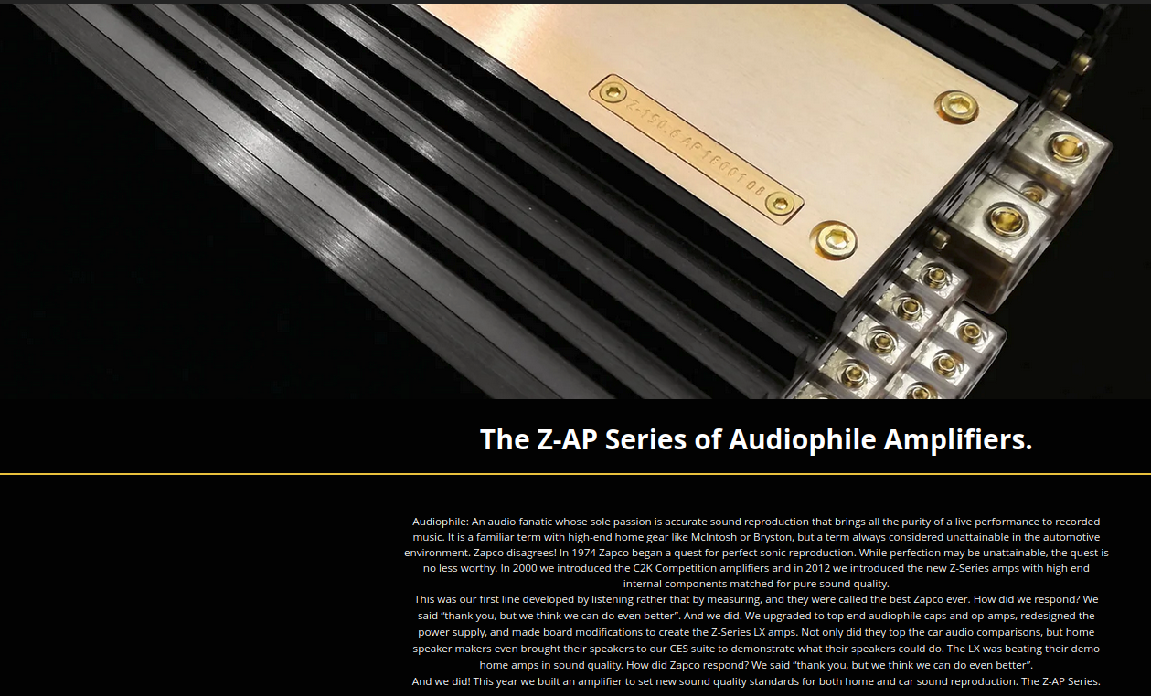 Zapco - Z-150.2 AP 2-Ch. Class AB Audiophile Amplifier image 3