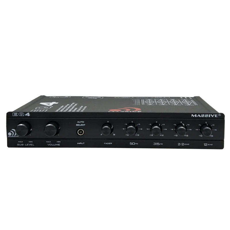 Massive Audio - EQ4 - 4 Band Car Audio Graphic Equalizer image 1