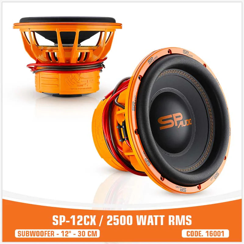 SP Audio - SP 12CX SUBWOOFER 12"/30CM 2500W RMS image 4