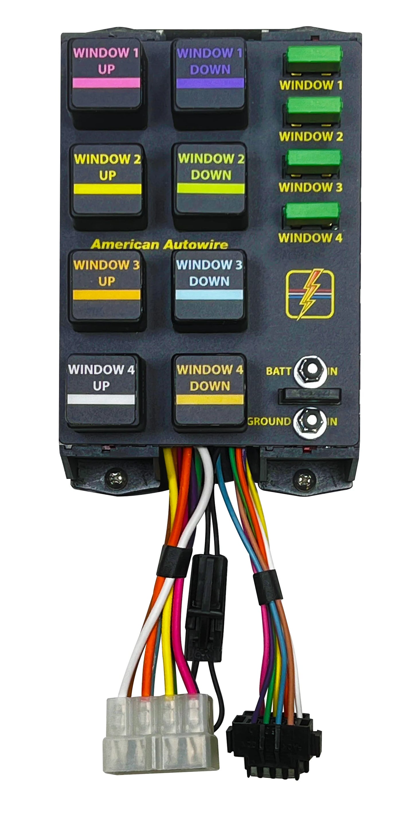American Autowire - Power Window Reversing Relay Kit- 4 Window image 1