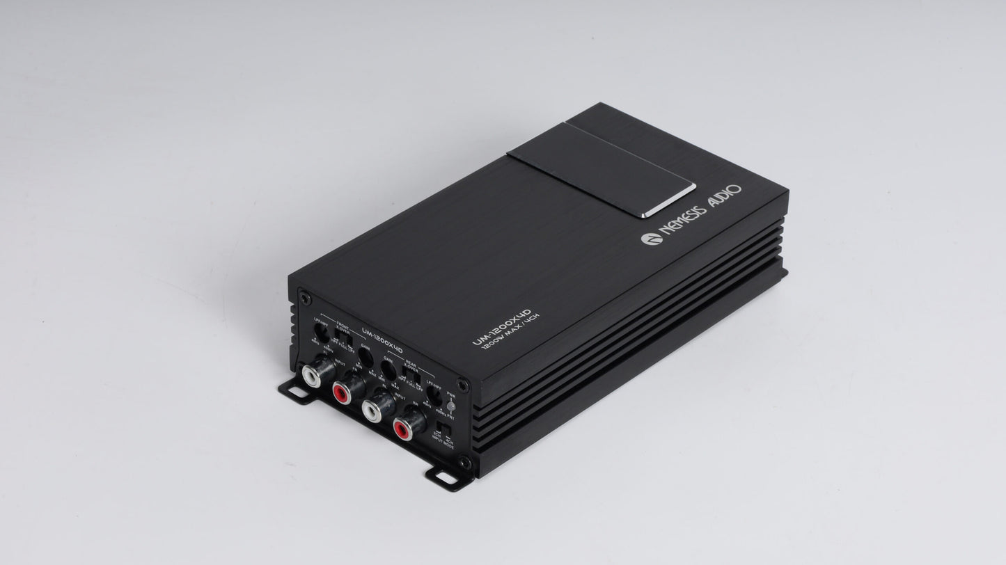 Nemesis Audio - UM-1200X4D - 600W RMS 4-Ch Ultra Micro Class D Amp image 0