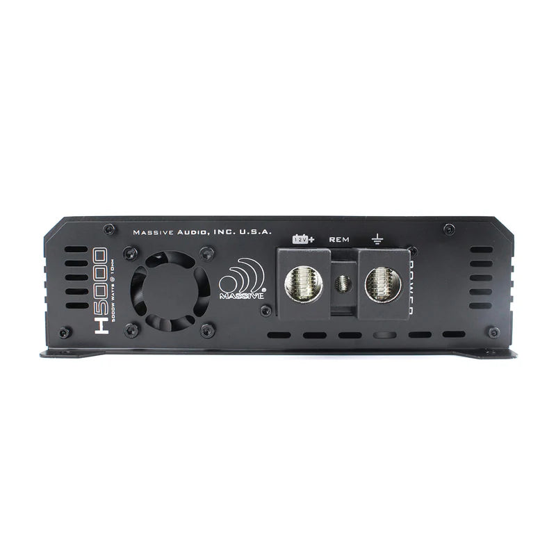 Massive Audio - H5000 - 5000 Watt RMS @ 1 Ohm Mono Block Hippo Series Amp image 1