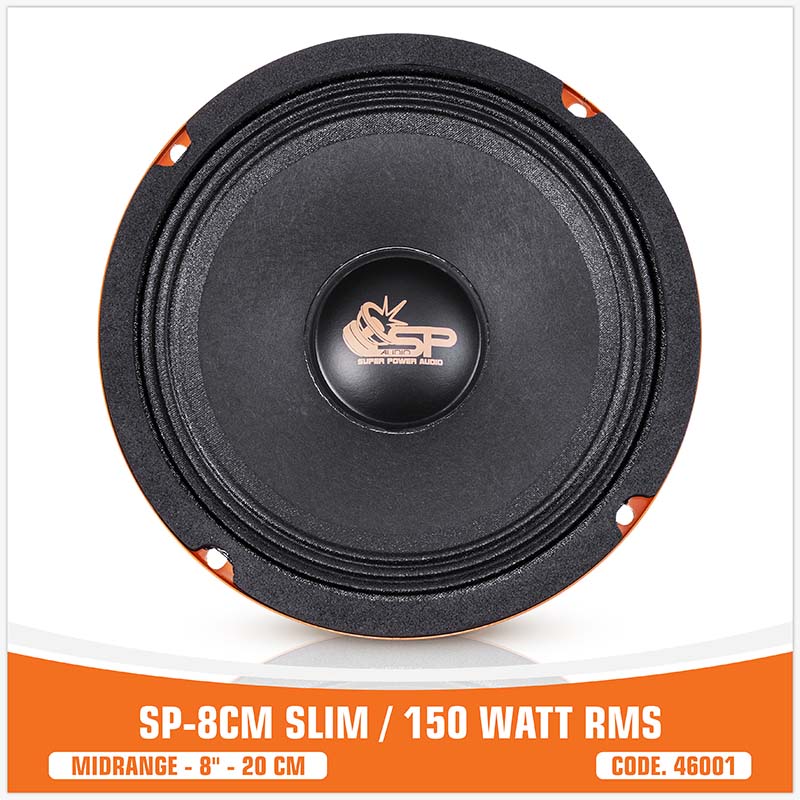 SP Audio - SP 8CM SLIM MIDRANGE SUPER SLIM 8"/20CM 150W RMS image 1