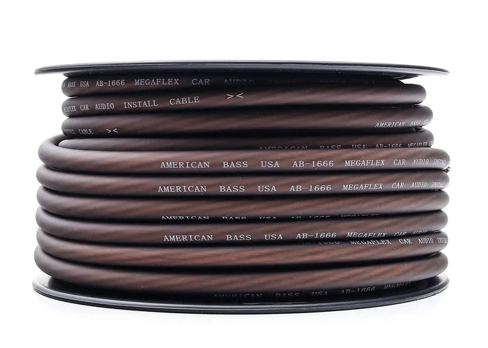 American Bass - 4 Gauge Mega Flex Power Cable 100ft Roll image 3
