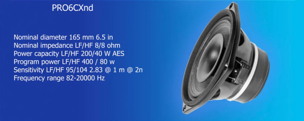 Beyma - Pro6cxnd -pro-6.5 inch coaxial image 1