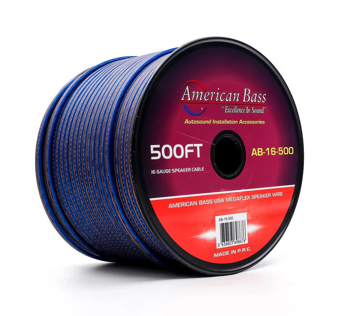 American Bass - 16 Gauge Mega Flex Speaker Wire 500 ft image 0