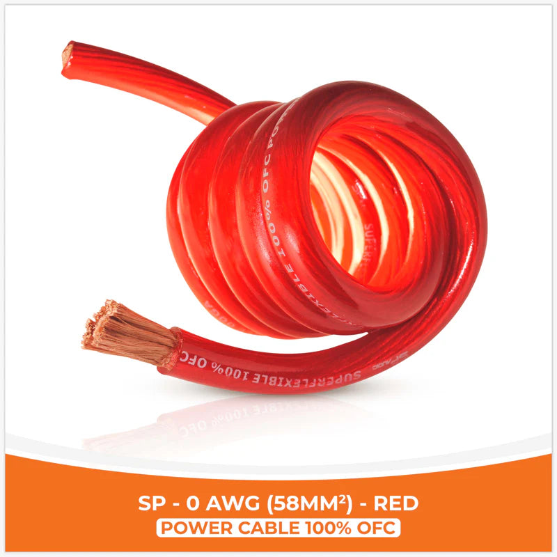SP Audio -SP 0GA RED 100% OFC (15M/SPOOL) image 1