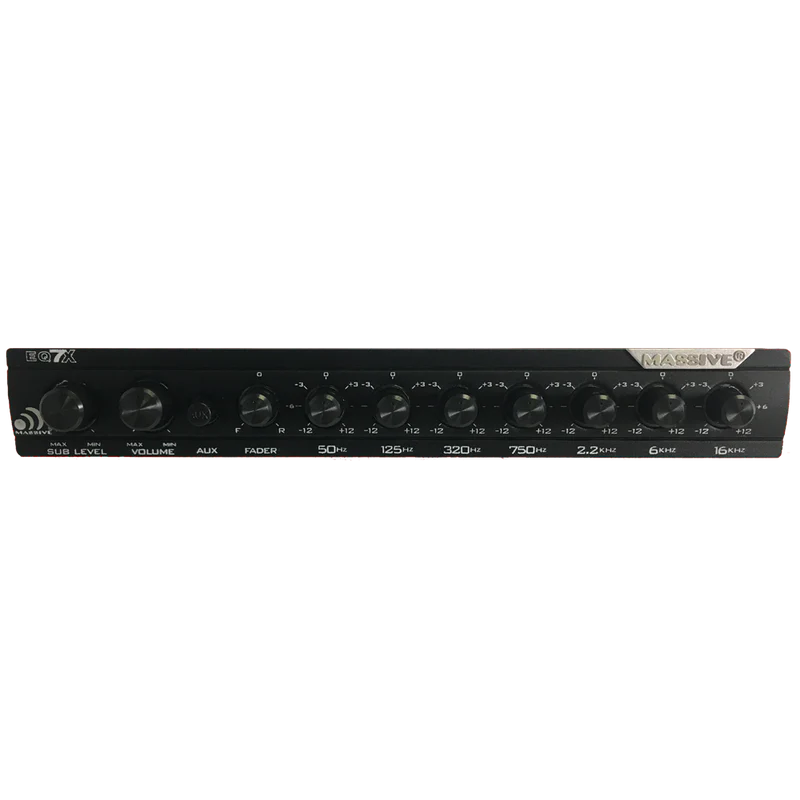 Massive Audio -EQ7X - 7 Band Car Audio Graphic Equalizer image 1