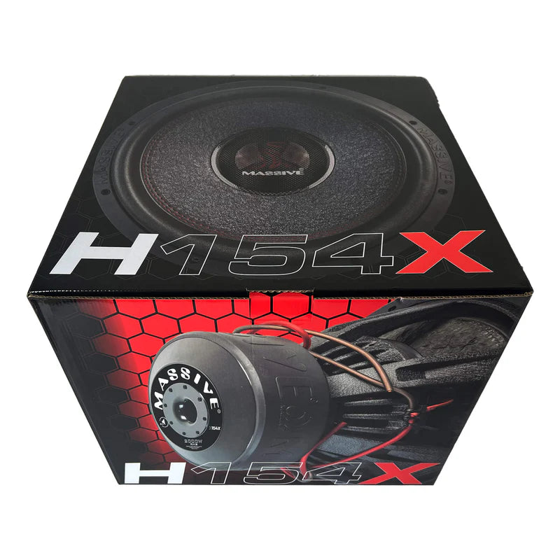 Massive Audio - H154X - 15" 2000 Watts RMS Dual 4 Ohm 3" V.C. Mega Subwo image 4