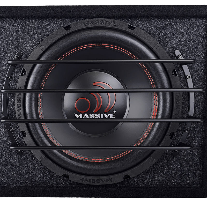 Massive Audio - GRILL12 - 12" Deep Anodized Steel Protective Subwoofer Grill image 1