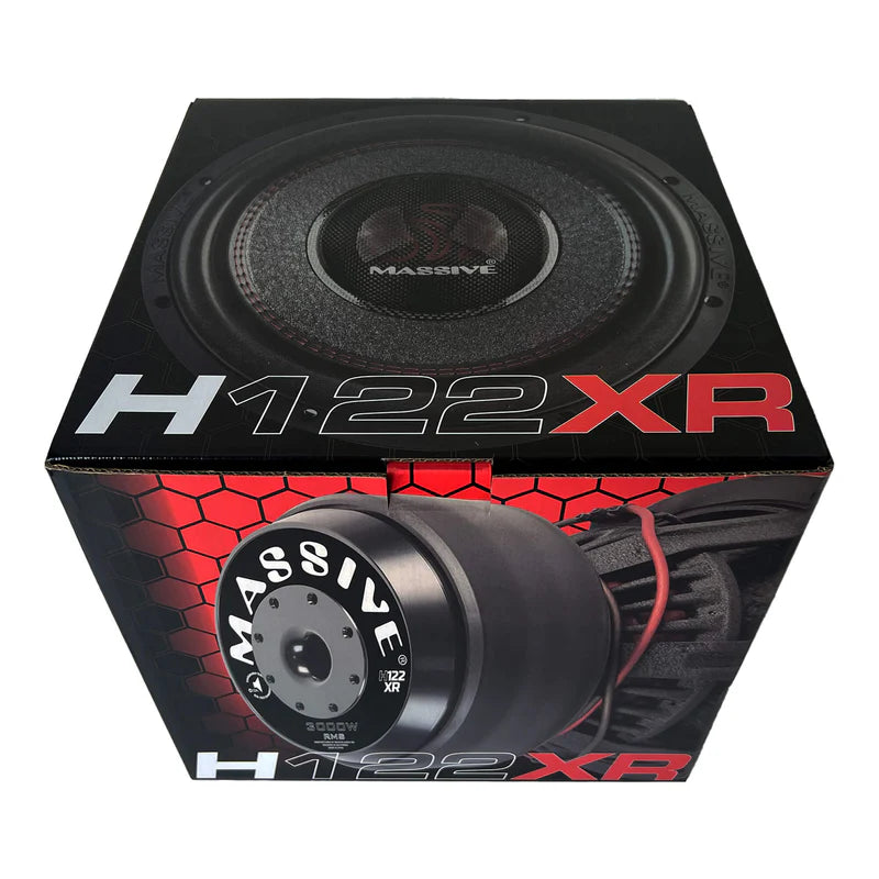 Massive Audio - H122XR - 12" 3000 Watts RMS Dual 2 Ohm 4" V.C. Mega 70 Lbs. Sub image 4