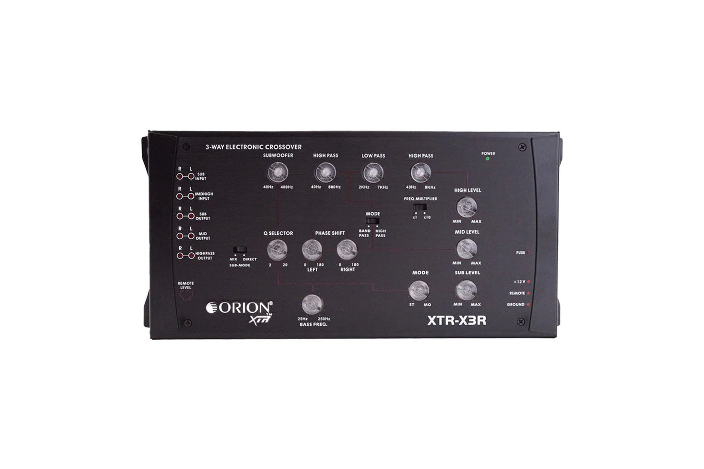 Orion - XTR-X3R 3-Way Electronic Crossover Network with Remote Bass Boost image 0