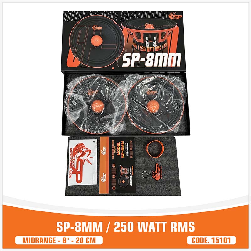 SP Audio - SP 8MM MIDRANGE EXTREME 8"/20CM 250W RMS image 5