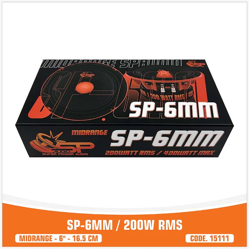 SP Audio - SP 6MM MIDRANGE EXTREME 6,5"/16,5CM 200W RMS image 4