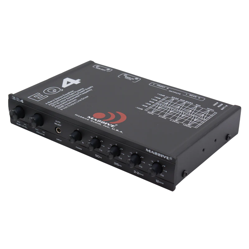 Massive Audio - EQ4 - 4 Band Car Audio Graphic Equalizer image 0