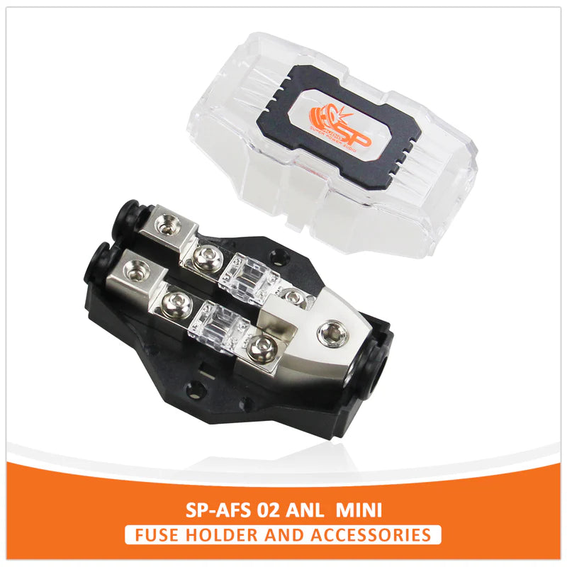 SP Audio - SP AFS 02 - FUSEHOLDER MINI ANL 1x0Ga IN + 2x4 GA OUT image 1