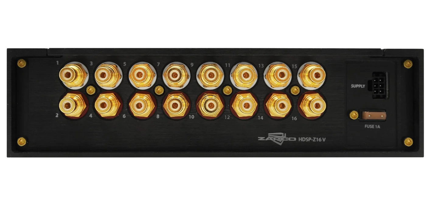 Zapco - HDSP-Z16 V AD-16G 16-Ch. DSP with HD Player image 4