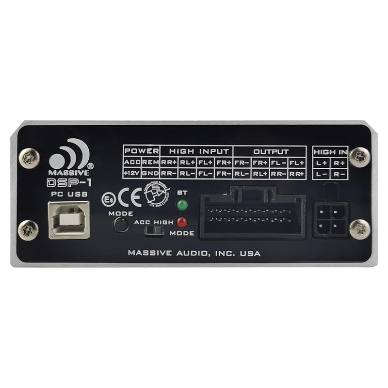 Massive Audio - DSP-1 - Digital Signal Processor Built-In 4 Channel Amplifier image 4