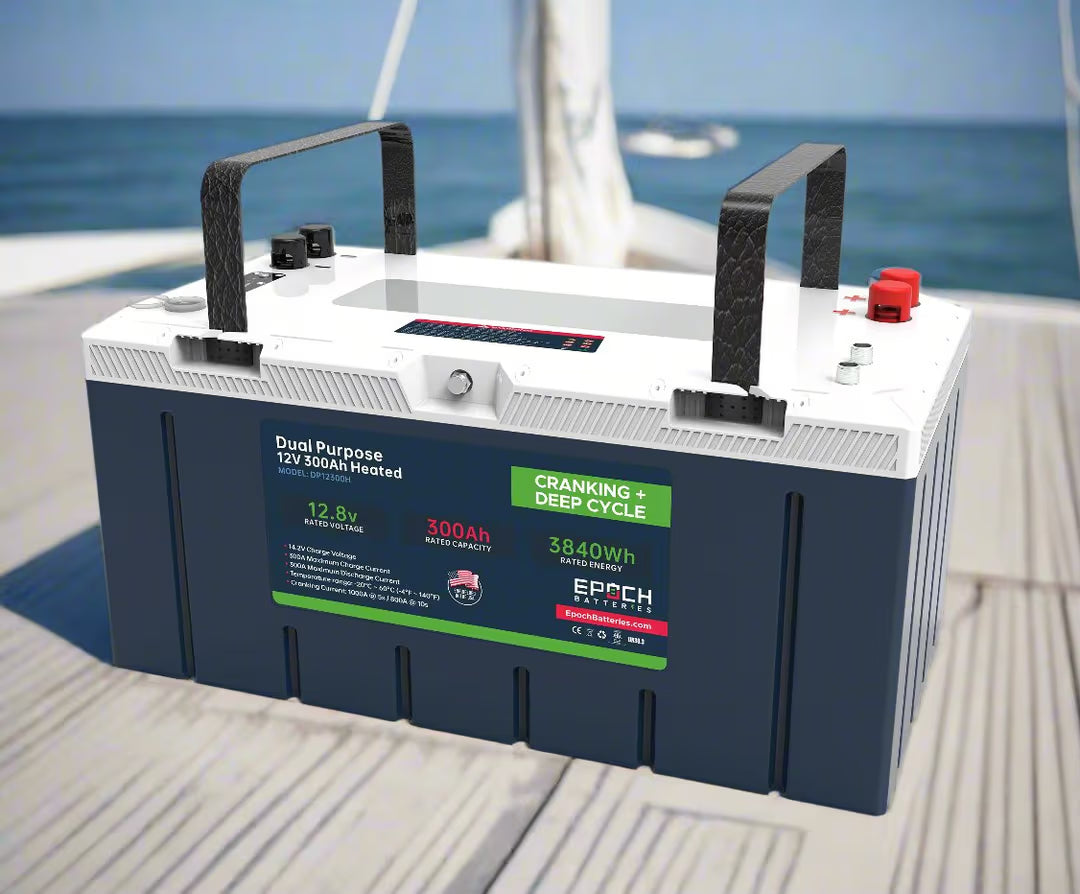 Epoch Batteries - DP12300H - 12V 300Ah LiFePO4 Cranking & Deep Cycle Lithium image 2