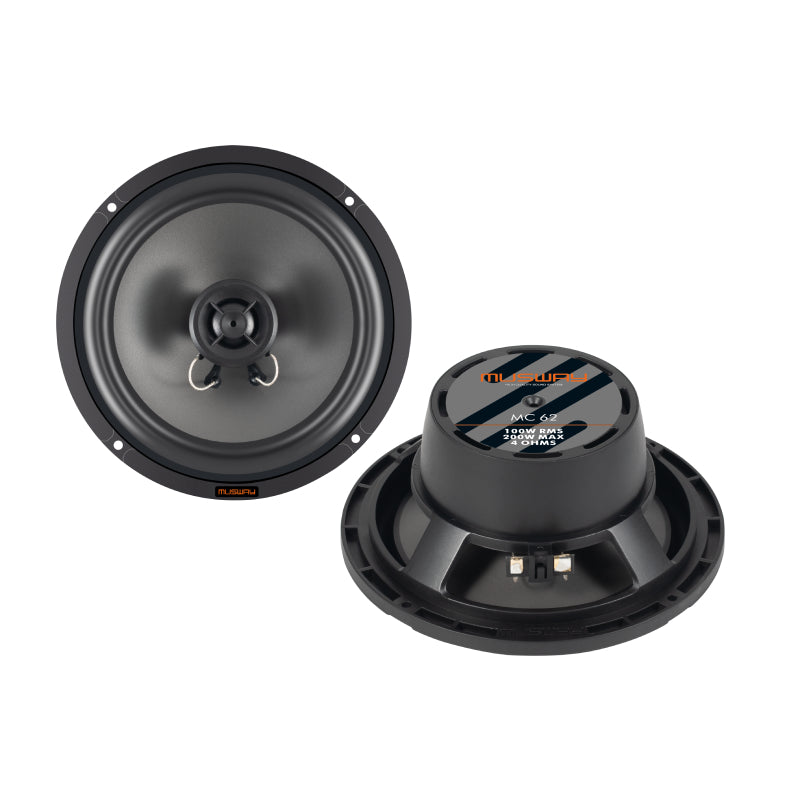 Musway - MC62 6.5" MC Series 100W RMS 4 Ohms, 2-way Coaxial Speakers image 0