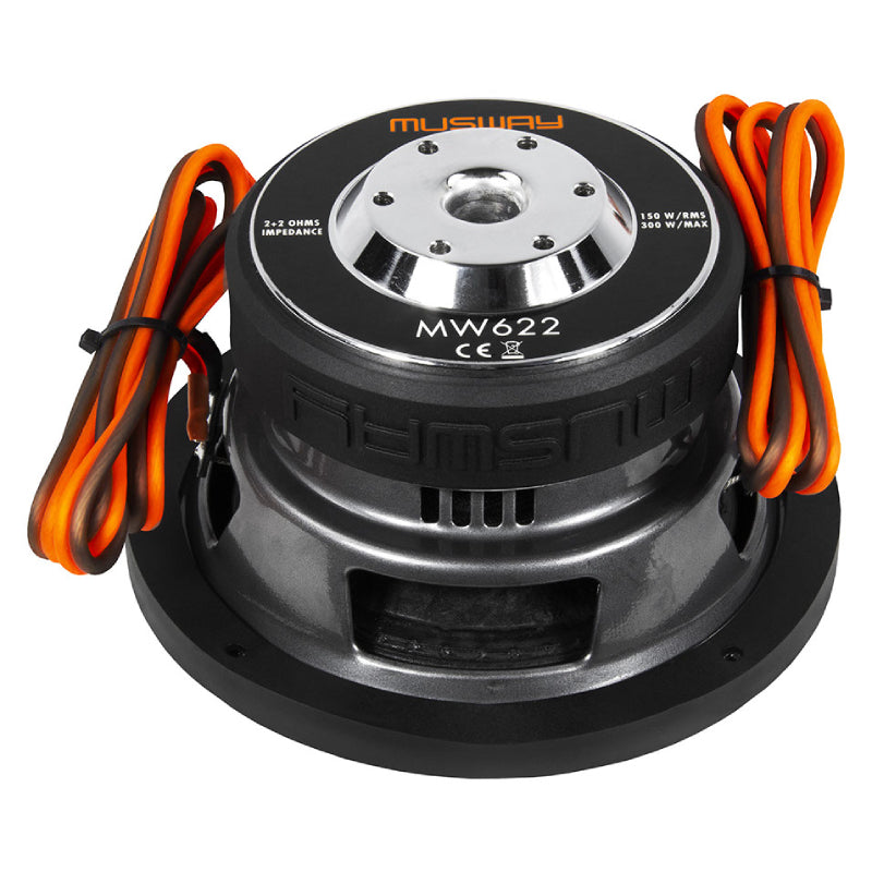 Musway - MW622 - 6.5" 150W RMS Subwoofer Including Connection Cables image 2