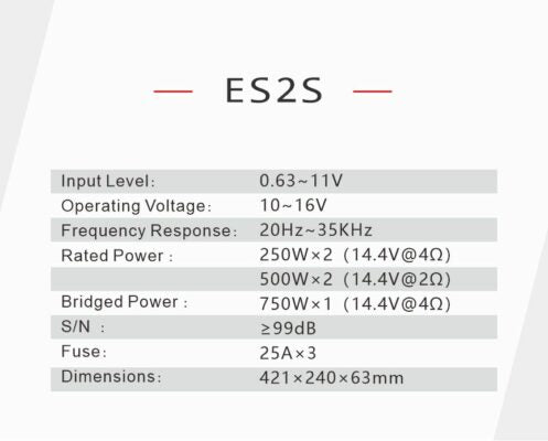 Rebec Audio - ES2s - 2ch Legend Series Amplifier image 8
