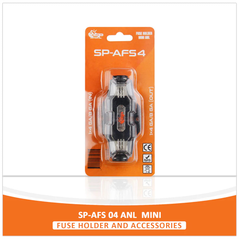 SP Audio - SP AFS4 - FUSEHOLDER MINI ANL 1x4GA/8GA IN + 1x4/8 GA OUT image 0