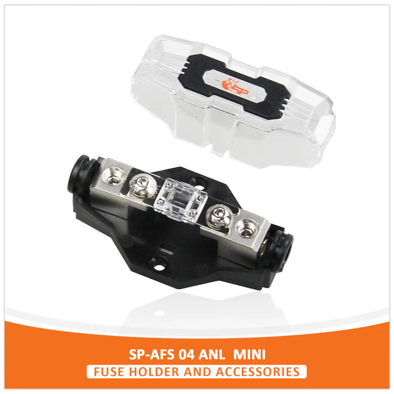 SP Audio - SP AFS4 - FUSEHOLDER MINI ANL 1x4GA/8GA IN + 1x4/8 GA OUT image 1