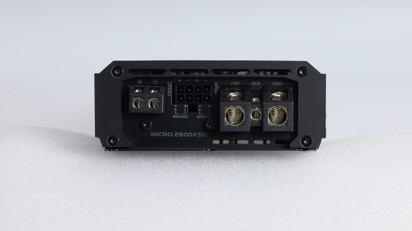 Nemesis Audio - MICRO-2600X5D - 2600W Max/ 1300w RMS 5-Channel Class D Amp image 1