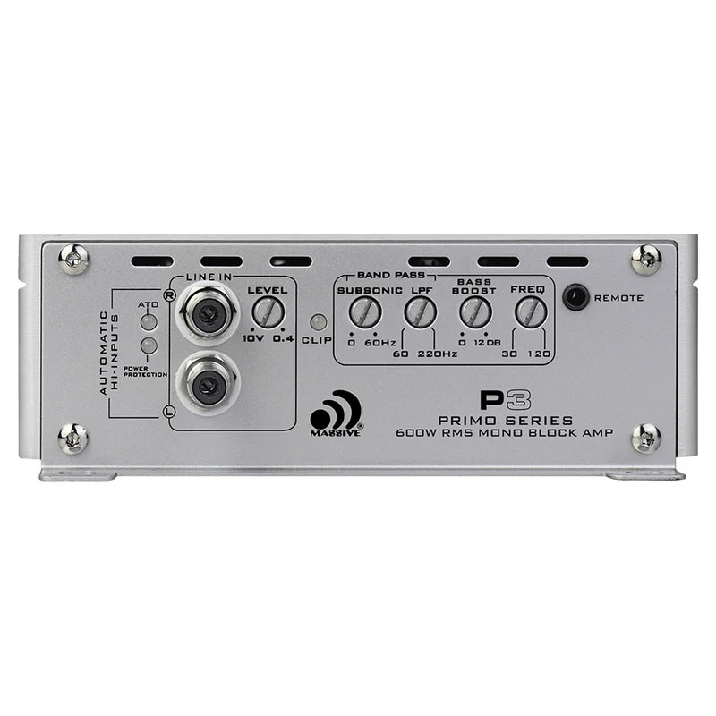 Massive Audio - P3 - 1000 Watts RMS @ 1 Ohm Mono Block Amplifier image 2