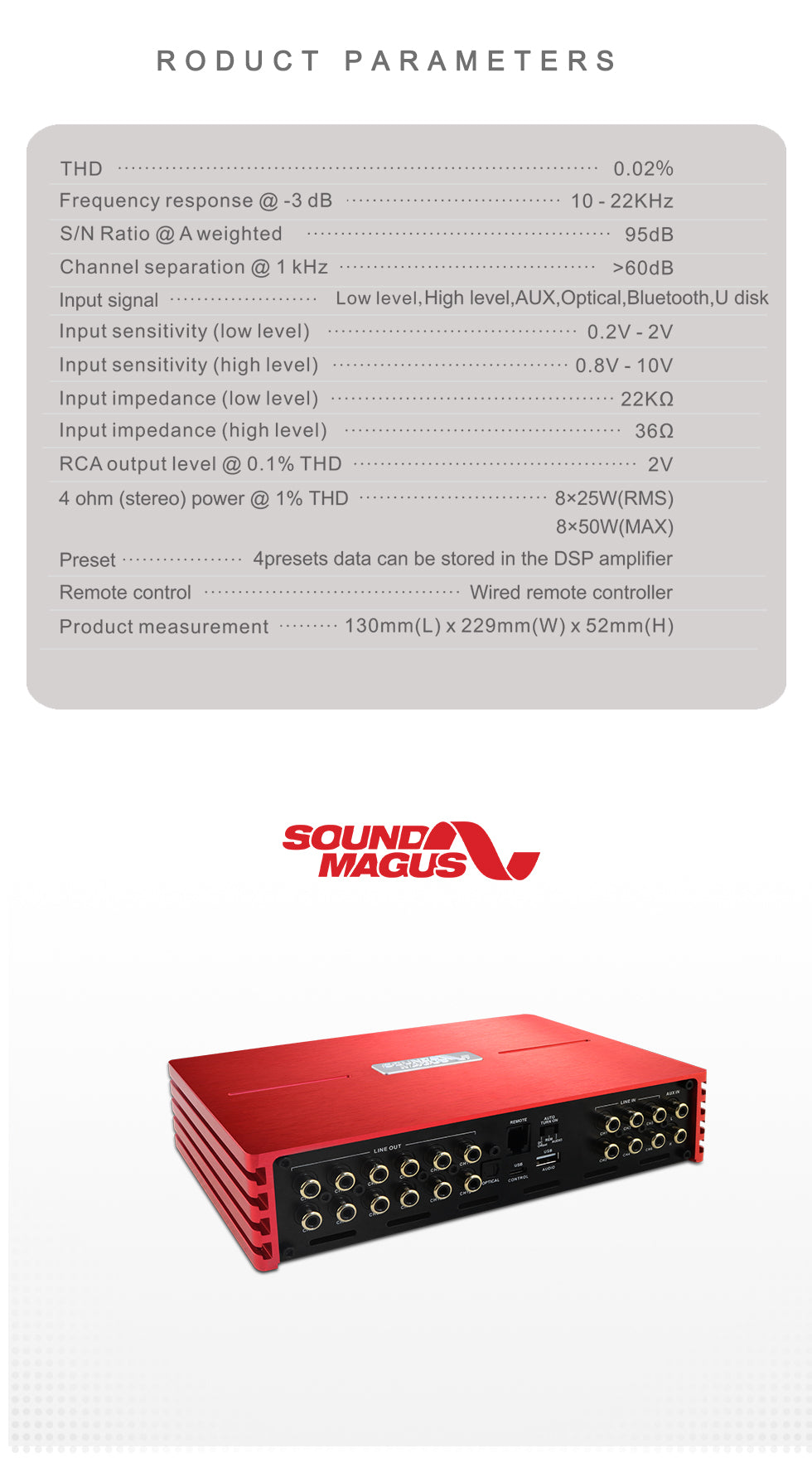 Sound Magus - MP12PRO  - DSP image 1