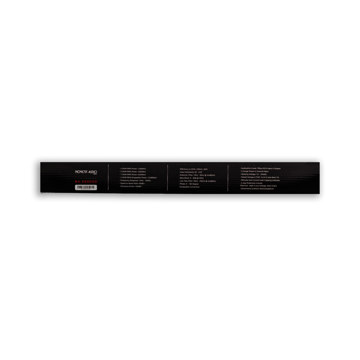 Nemesis Audio-NA-K6000D-6000W @ 1-Ohm Class D 1-Channel Monoblock-Made In Korea image 2