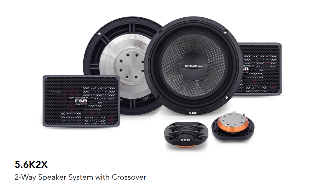 ESB Audio - 5000 Series - 5.6K2X - 2-Way Speaker System with Crossover image 0