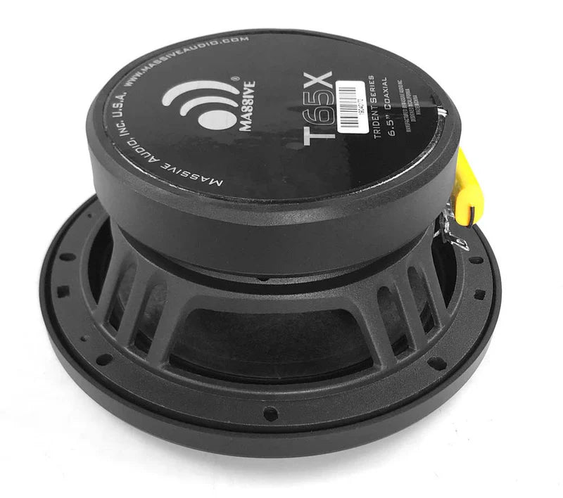Massive Audio - T65X - 6.5" 120 Watts Marine Coaxial Speakers (PAIR) Sale price image 3