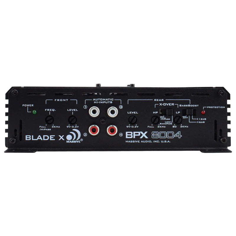 Massive Audio - BPX8004 - 60 Watts RMS x 4 @ 4 Ohm 4 Channel Amplifier image 2