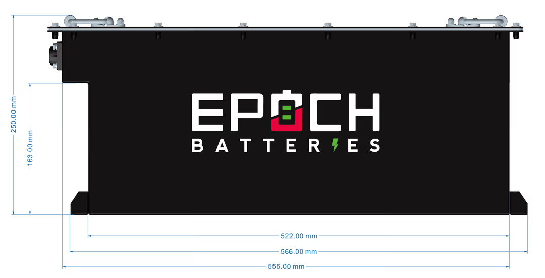 Epoch Batteries- 70.4V (72V) 105ah - LiFePO4 Golf Cart Batt - Complete kit image 7
