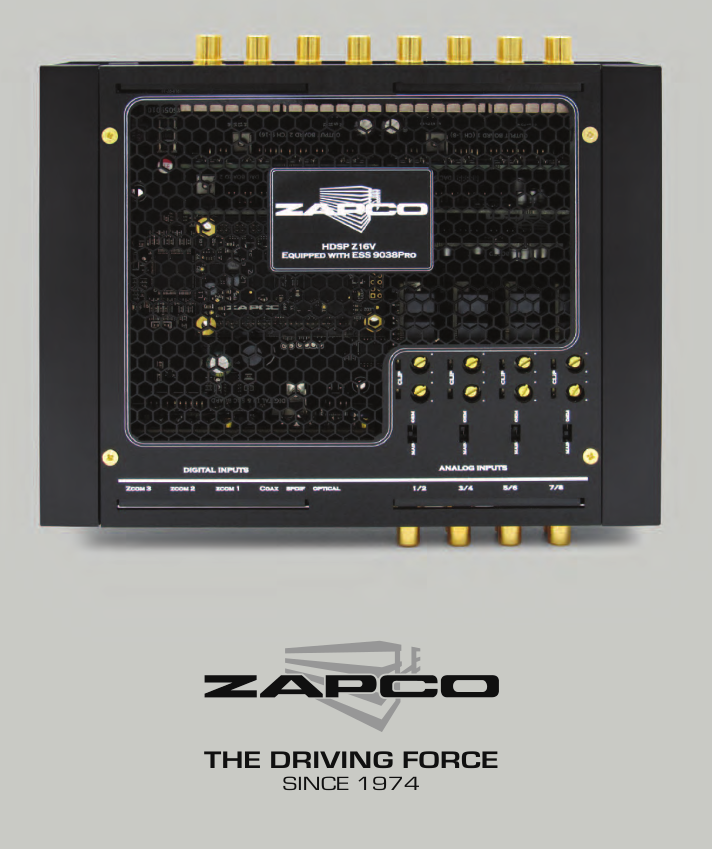 Zapco - HDSP-Z16 V AD-8G 8-Ch. DSP with HD Player image 3