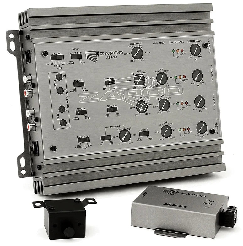 Zapco - ASP-X4 2/3/4-Way Electronic Crossover image 0