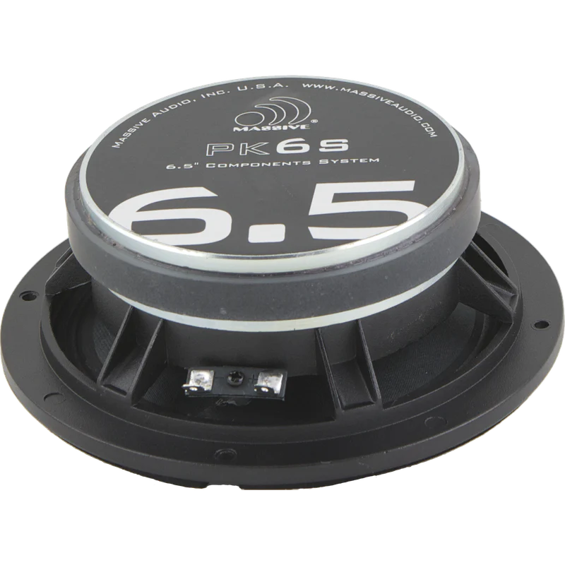 Massive Audio -PK6S - 6.5" 2-Way 250 Watts RMS Component Kit Pro Audio Speakers image 1