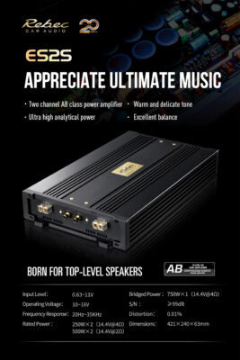 Rebec Audio - ES2s - 2ch Legend Series Amplifier image 6
