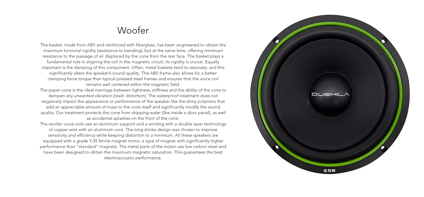 ESB Audio - 2000 Series - 2.165 II - 6.5"/165 mm Mid-Woofer image 1