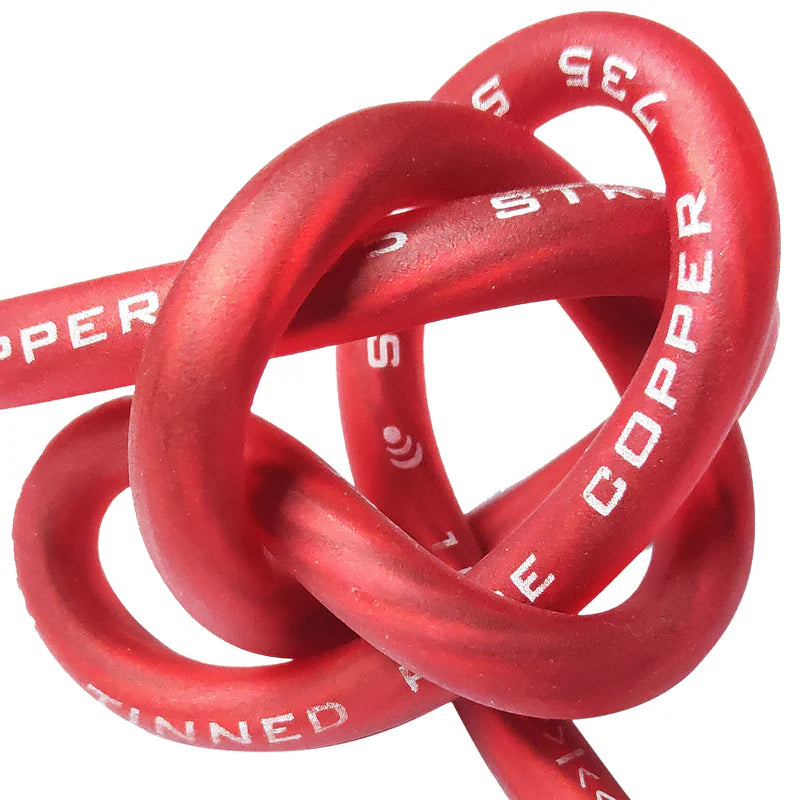 Massive Audio - P8-200R - 8 AWG 200 Foot Red 100% OFC Silver Tinned image 2
