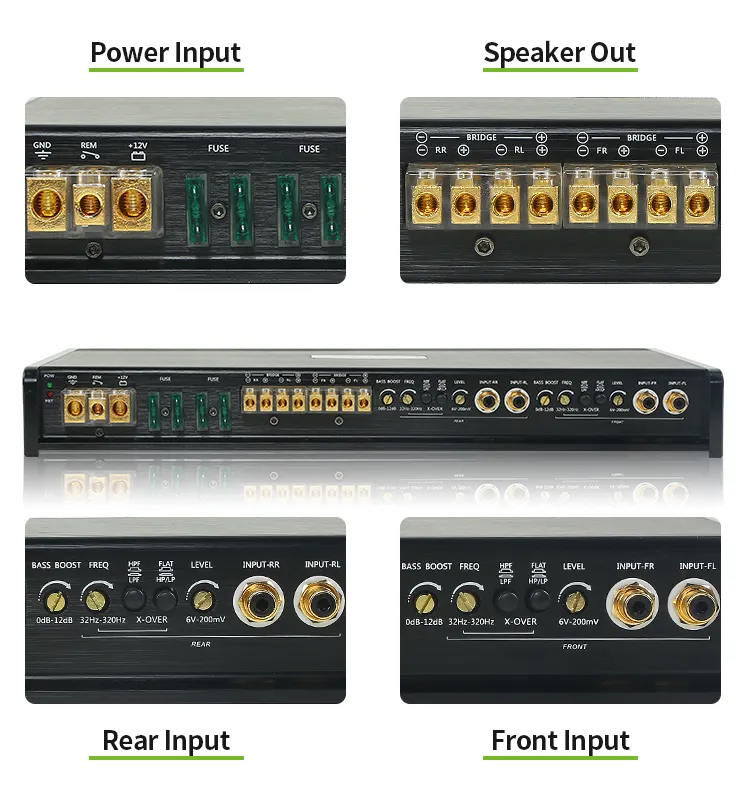 Daville Customs - DC 120.4 - Class A/B HIGH POWER CLASS D CAR AUDIO AMPLIFIER image 2