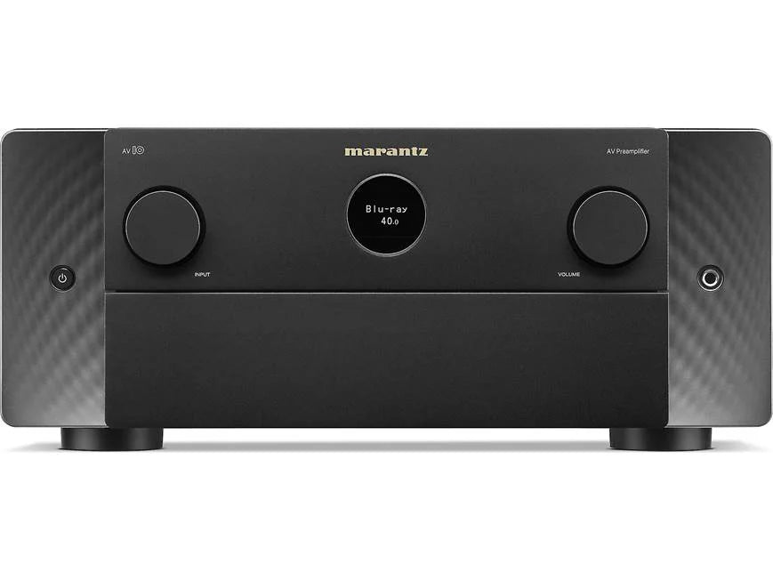 Marantz - Marantz AV 10 Home theater preamp/processor with 15.4-channel processing, Dolby Atmos®, Apple AirPlay® 2, Bluetooth®, and HEOS Built-in