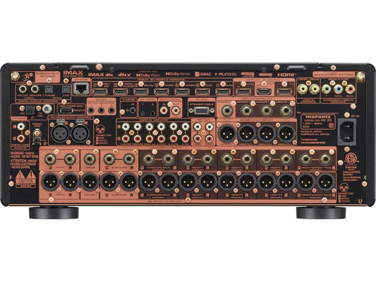 Marantz - AV 20 - Home theater preamp/processor with 13.4-channel processing, Dolby Atmos®, Apple AirPlay® 2, Bluetooth®, and HEOS® Built-in