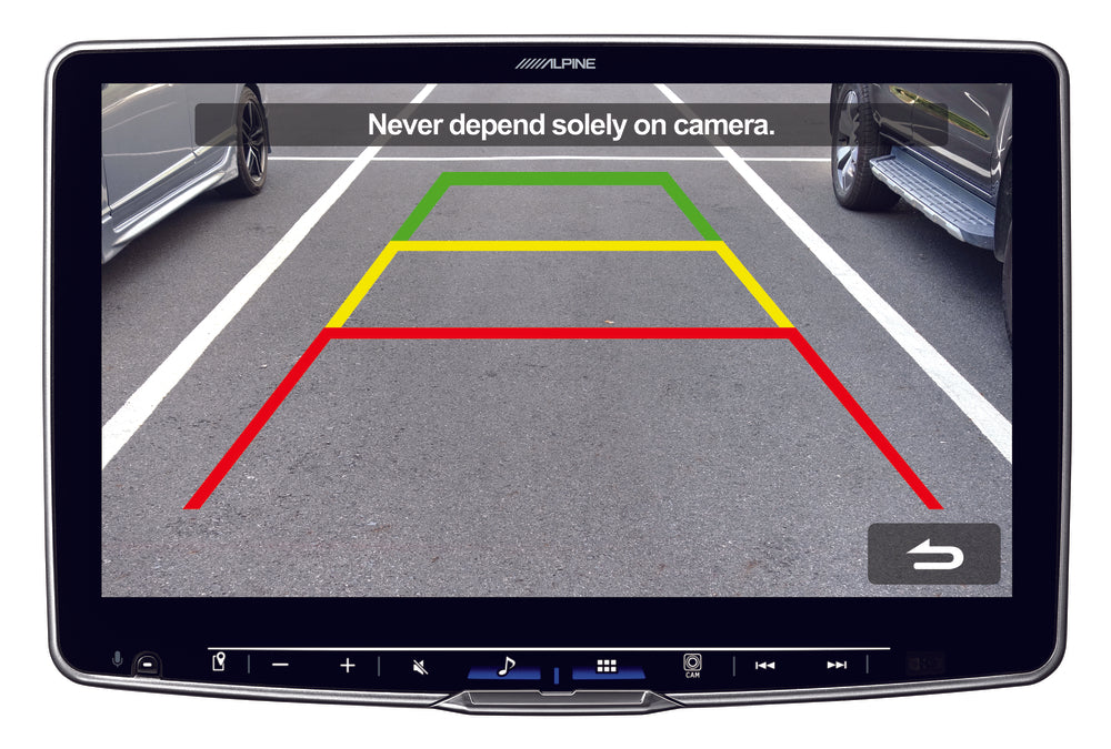 Alpine iLX-F511 11" Single DIN Floating Touchscreen Digital Multimedia Receiver with Bluetooth, Wireless Apple CarPlay, and Android Auto (SiriusXM Ready)
