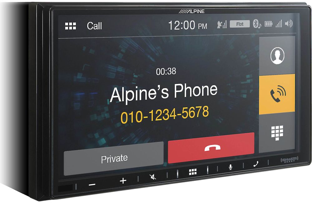 Alpine iLX-W650 7" Double DIN Touchscreen Digital Multimedia Receiver with Bluetooth, Apple CarPlay and Android Auto (SiriusXM Ready)