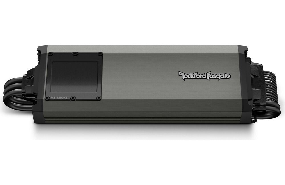 Rockford Fosgate M5-1500X5 1000W RMS Class AB/BD M5 Series 5-Channel Marine Amplifier