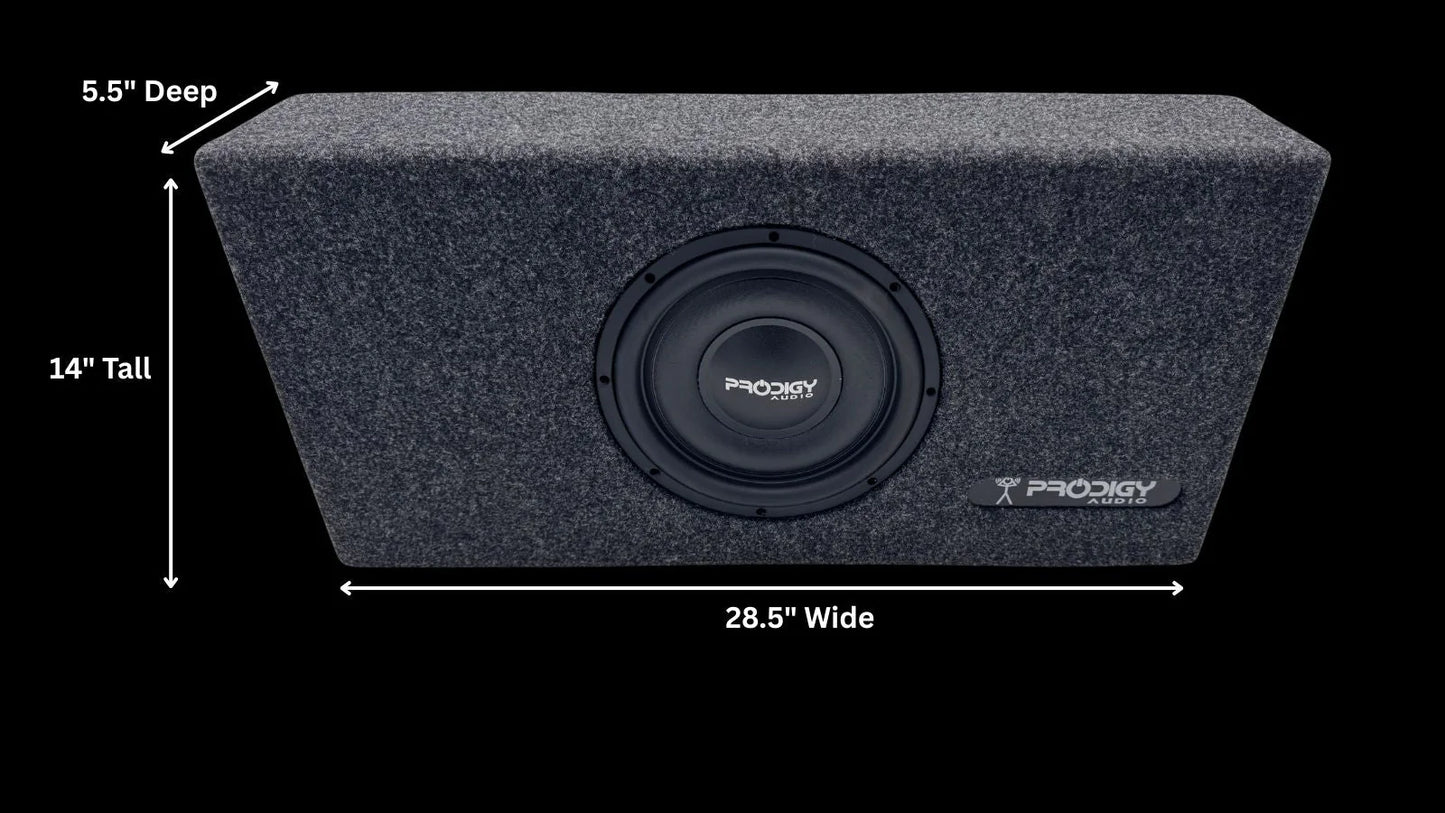 Proline-X | Sealed 10" Enclosure | Loaded with Prodigy Audio NB3