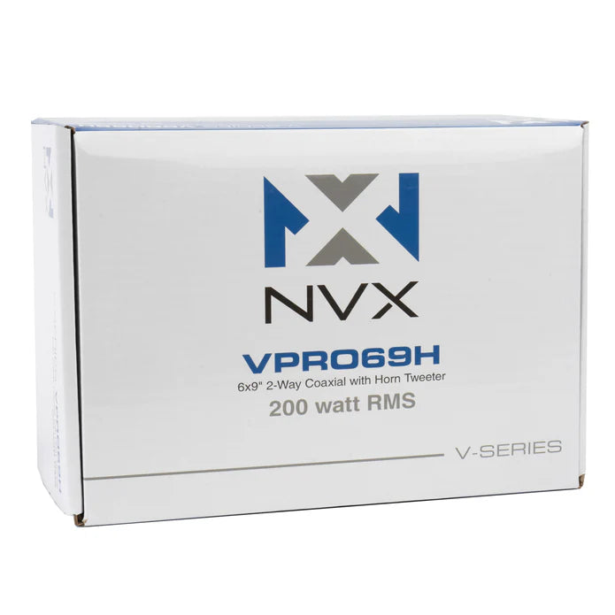NVX - VPRO69H 400W Peak (200W RMS) 6" x 9" V-Series Pro 2-Way Coaxial Loudspeaker with Horn Tweeter